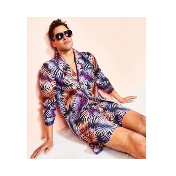 Royalty by Maluma Other - Royalty by Maluma Men's Heraldic Floral Pajama Shorts Size S New